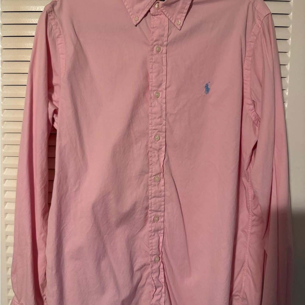 Ralph Lauren Light Pink Casual Button Down Shirt
